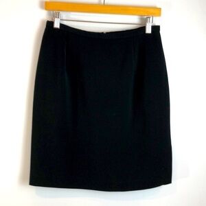 Michele Classic Vintage‎ Black Skirt- Side Slit 8